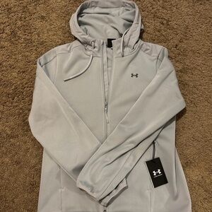 Under Armour Light Gray Essential Swacket